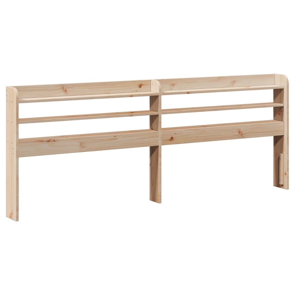 Letto senza Materasso 200x200 cm in Legno Massello di Pino | homemem39