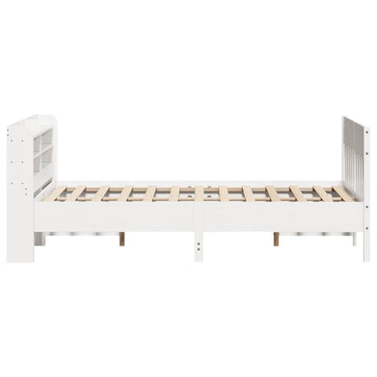 Letto senza Materasso Bianco 140x200 cm Legno Massello di Pino - homemem39