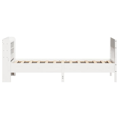 Letto senza Materasso Bianco 90x200 cm Legno Massello di Pino - homemem39