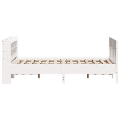 Letto senza Materasso Bianco 120x190 cm Legno Massello di Pino