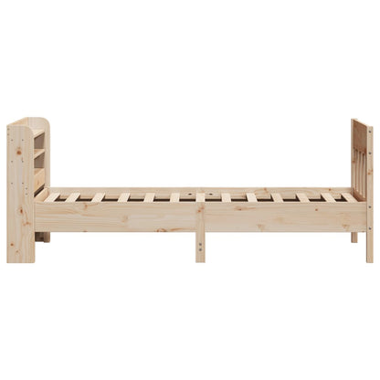 Letto senza Materasso 90x190 cm in Legno Massello di Pino