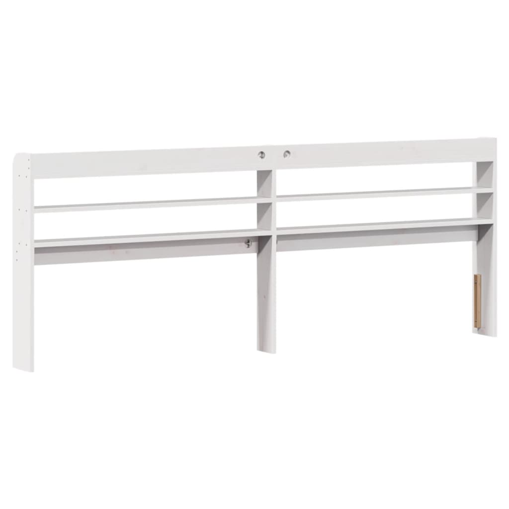 Letto senza Materasso Bianco 180x200 cm Legno Massello di Pino | homemem39