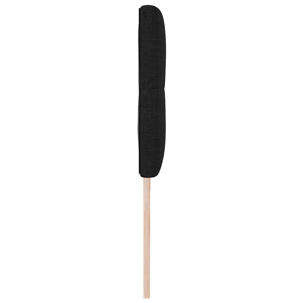 Testiera LED con luci a strisce a LED Nero 200 cm Tessuto