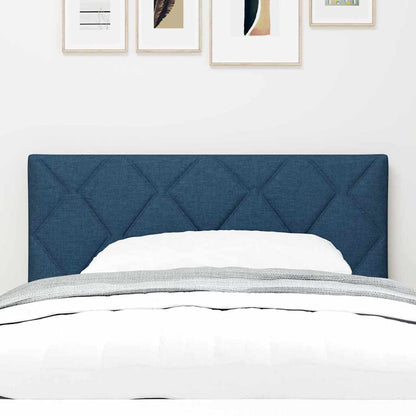 Testiera con luci a strisce a LED Regolabile Blu 90 cm Tessuto