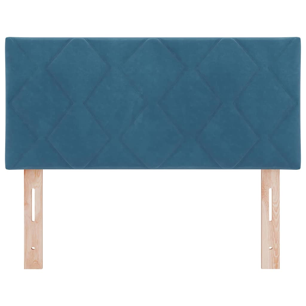 Testiera LED Blu Scuro 90 cm Velluto | homemem39