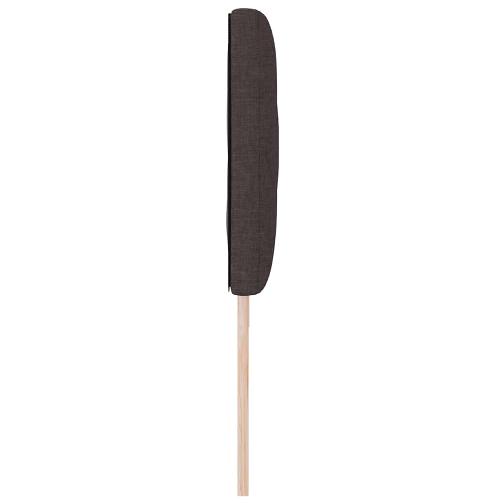 Testiera con luci a strisce a LED Marrone 180 cm Tessuto