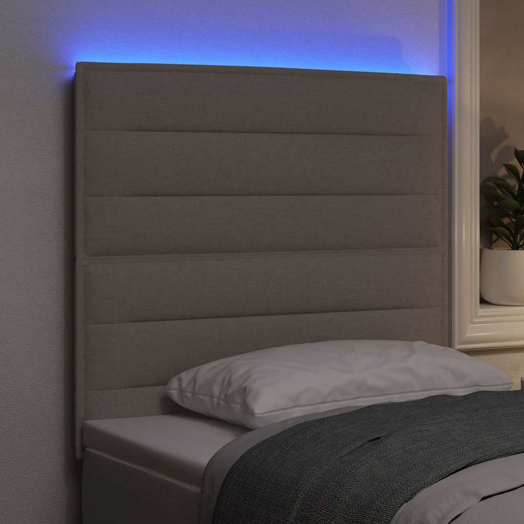 Testiera LED con luci a strisce a LED Talpa 80 cm Poliestere - homemem39