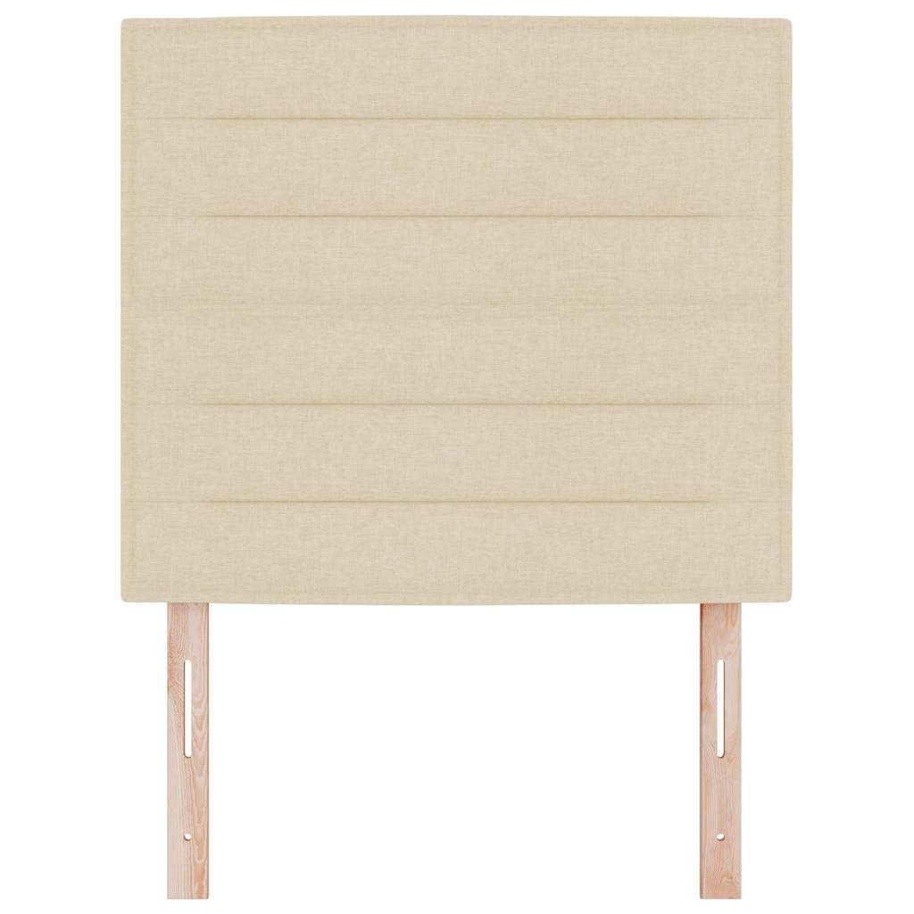 Testiera LED con luci a strisce a LED Crema 80 cm Poliestere - homemem39