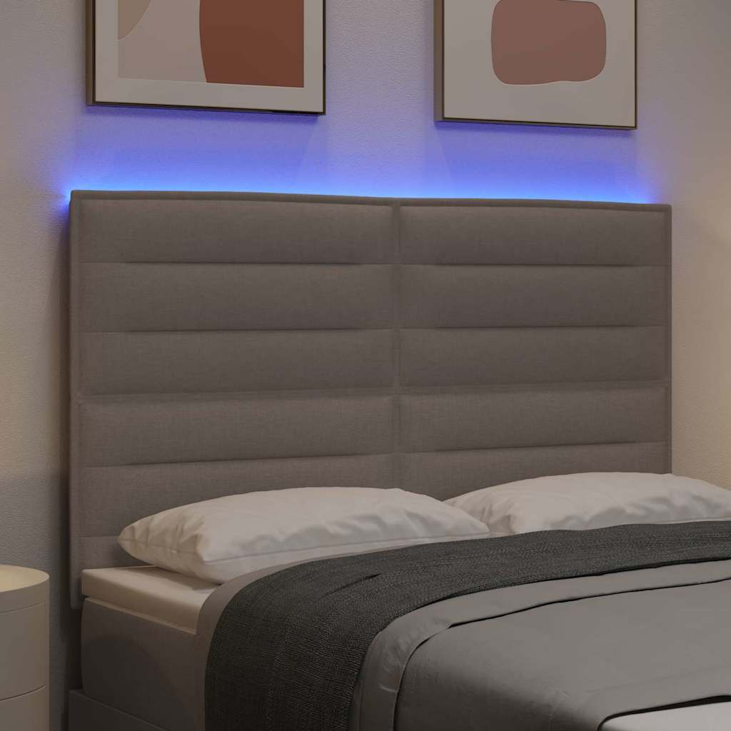 Testiera LED con strisce LED con testiera Talpa 144 cm Tessuto | homemem39