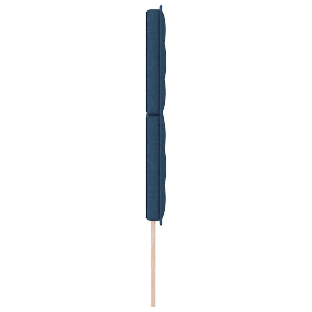 Testiera LED con strisce LED con testiera Blu 144 cm Tessuto | homemem39