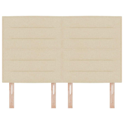 Testiera LED con luci a strisce a LED Crema 160 cm Poliestere - homemem39