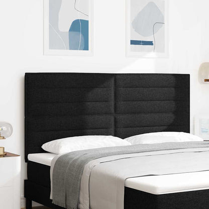 Testiera LED con strisce LED con testiera Nero 180 cm Tessuto | homemem39