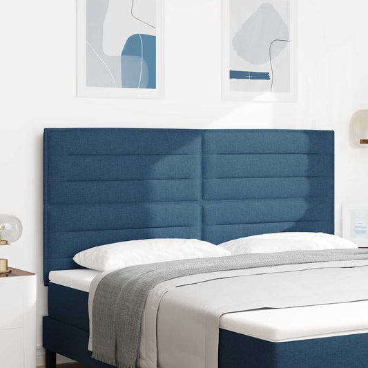 Testiera LED con strisce LED con testiera Blu 180 cm Tessuto | homemem39