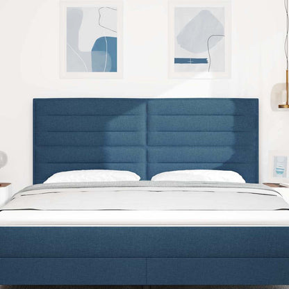 Testiera LED con strisce LED con testiera Blu 180 cm Tessuto | homemem39