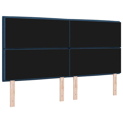 Testiera LED con strisce LED con testiera Blu 180 cm Tessuto | homemem39