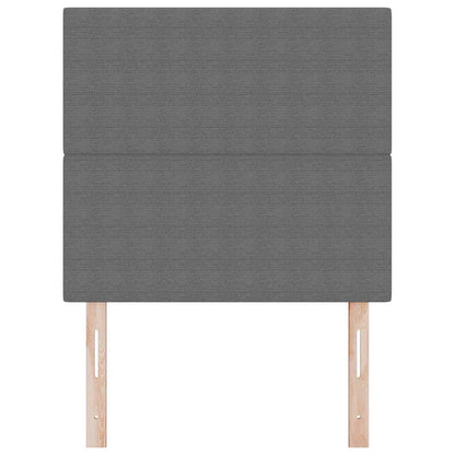 Testiera LED con testiera Grigio chiaro 90 cm Tessuto in Cords | homemem39