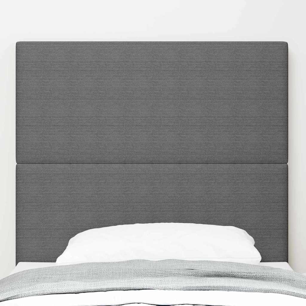 Testiera LED con testiera Grigio chiaro 100 cm Tessuto in Cords | homemem39