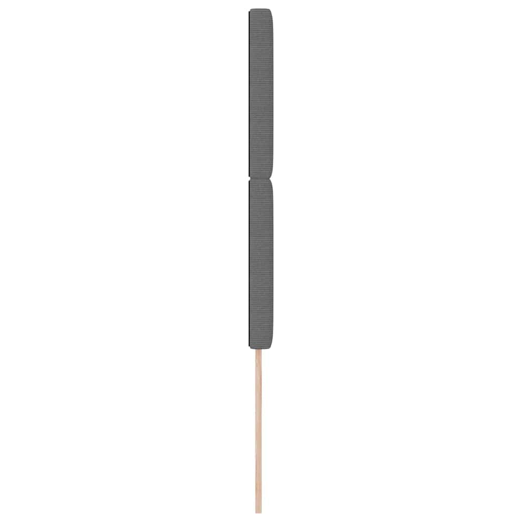 Testiera LED con testiera Grigio chiaro 100 cm Tessuto in Cords | homemem39