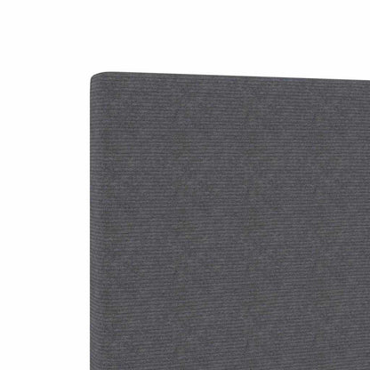 Testiera LED con testiera Grigio scuro 100 cm Tessuto in Cords | homemem39