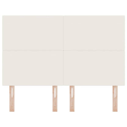 Testiera LED con strisce LED Crema 144 cm Tessuto in Cords | homemem39