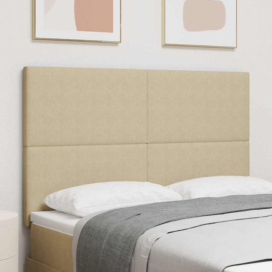 Testiera LED con testiera Grigio Verde 160 cm Tessuto in Cords | homemem39