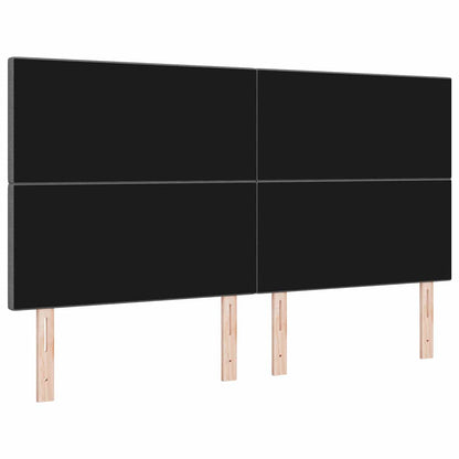 Testiera LED con testiera Grigio chiaro 180 cm Tessuto in Cords | homemem39