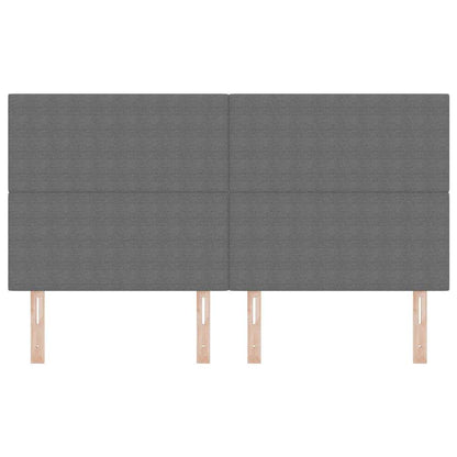 Testiera LED con testiera Grigio chiaro 180 cm Tessuto in Cords | homemem39