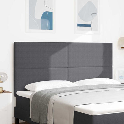 Testiera LED con testiera Grigio scuro 180 cm Tessuto in Cords | homemem39