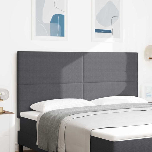 Testiera LED con testiera Grigio scuro 180 cm Tessuto in Cords | homemem39