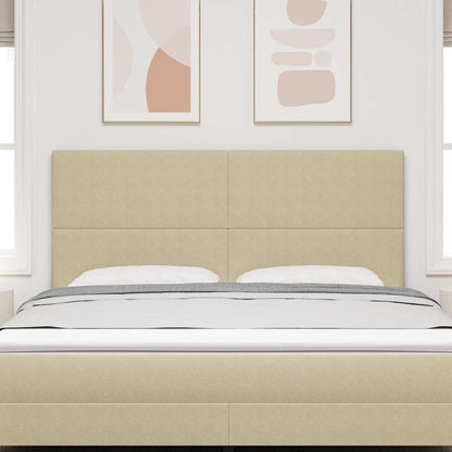 Testiera LED con testiera Grigio Verde 180 cm Tessuto in Cords | homemem39