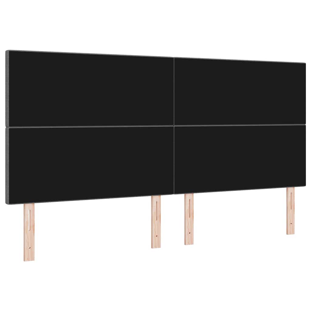 Testiera LED con testiera Grigio chiaro 200 cm Tessuto in Cords | homemem39