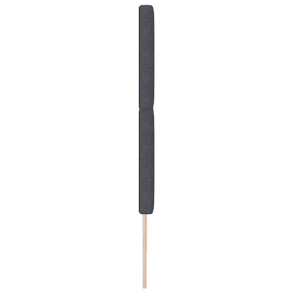 Testiera LED con testiera Grigio scuro 200 cm Tessuto in Cords | homemem39