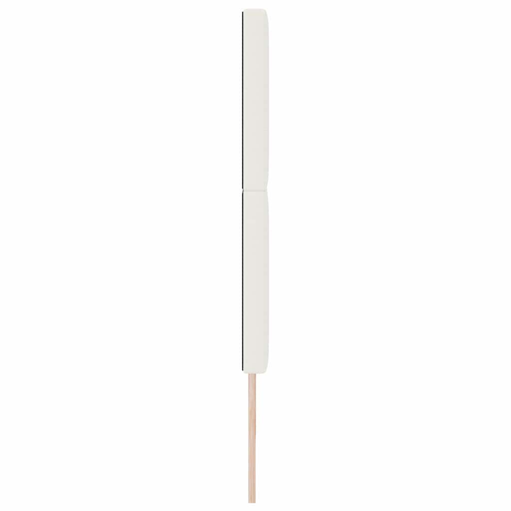 Testiera LED con strisce LED Crema 200 cm Tessuto in Cords | homemem39