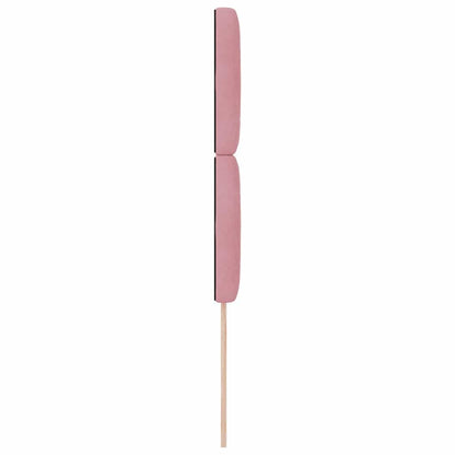 Testiera LED con strisce LED con testiera Rosa 90 cm Velluto | homemem39