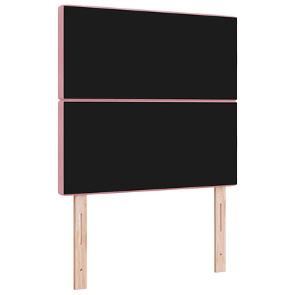 Testiera LED con strisce LED con testiera Rosa 100 cm Velluto | homemem39