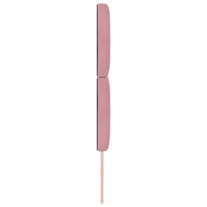 Testiera LED con strisce LED con testiera Rosa 160 cm Velluto | homemem39