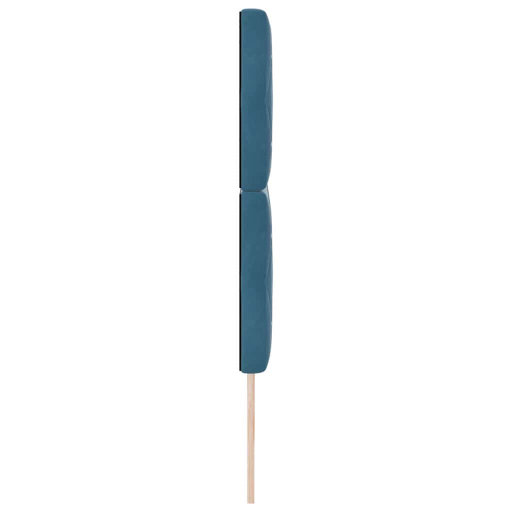 Testiera LED con strisce LED Blu Scuro 180 cm Velluto | homemem39