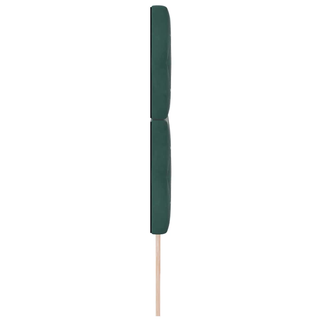 Testiera LED con strisce LED Verde Scuro 200 cm Velluto | homemem39