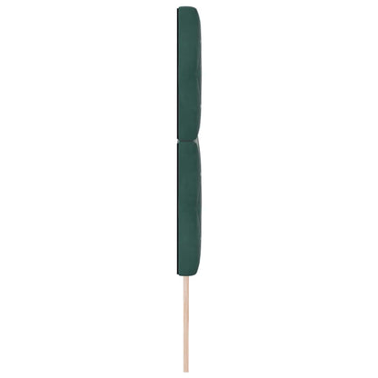 Testiera LED con strisce LED Verde Scuro 200 cm Velluto | homemem39
