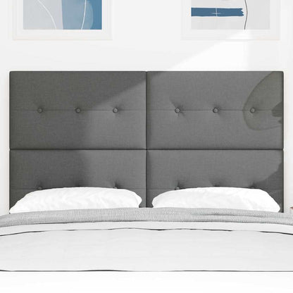Testiera LED Grigio scuro Tessuto | homemem39