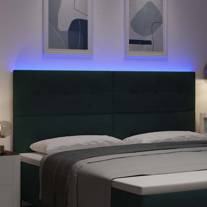 Testiera LED Verde Velluto | homemem39