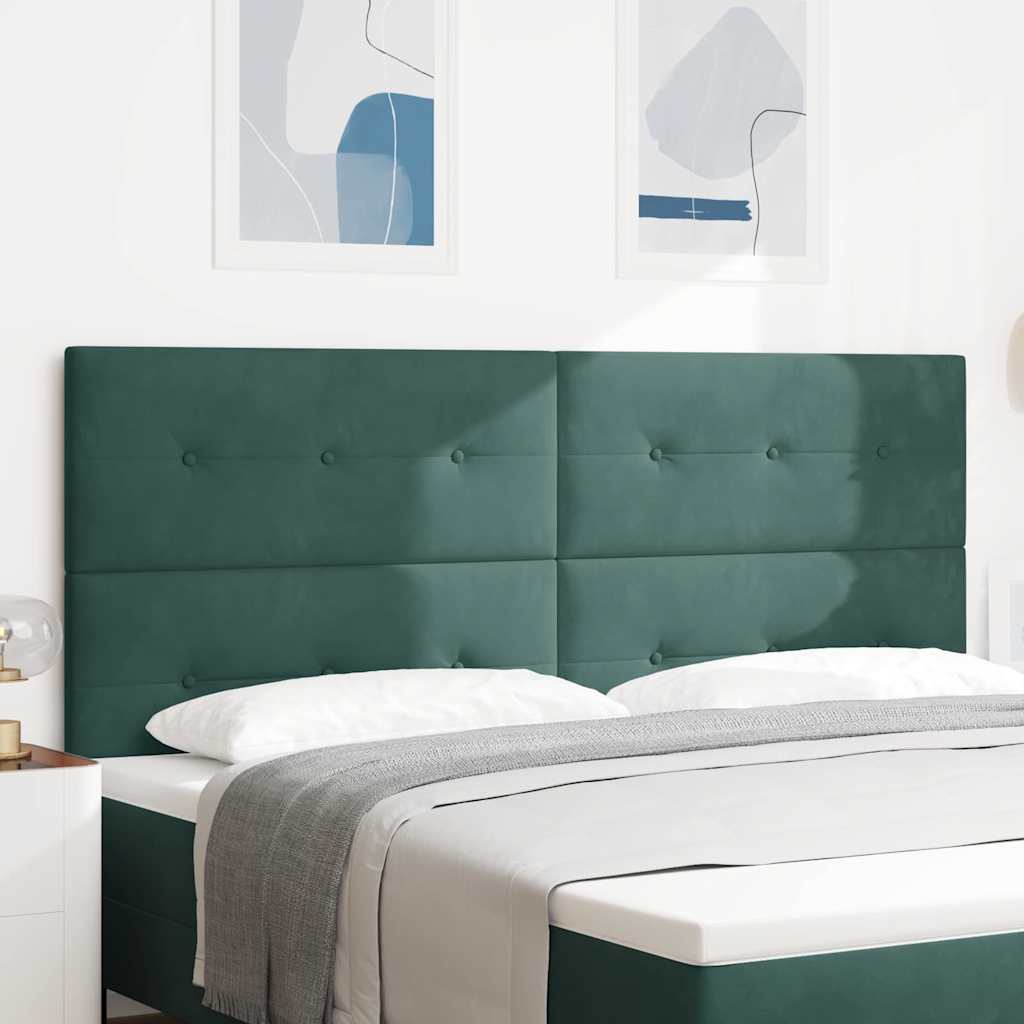 Testiera LED Verde Velluto | homemem39