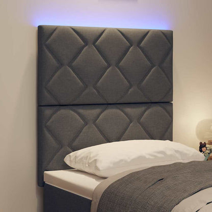 Testiera LED Grigio Tessuto | homemem39