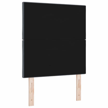 Testiera LED Grigio scuro 80 cm Velluto