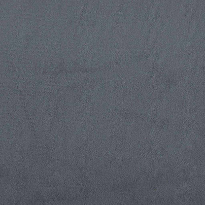 Testiera LED Grigio scuro 80 cm Velluto