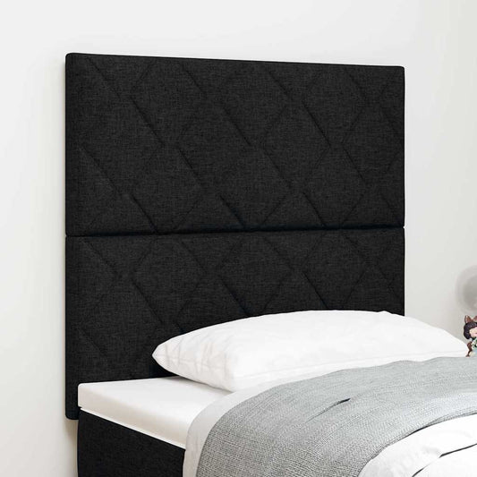 Testiera LED Nero 90 cm Tessuto | homemem39