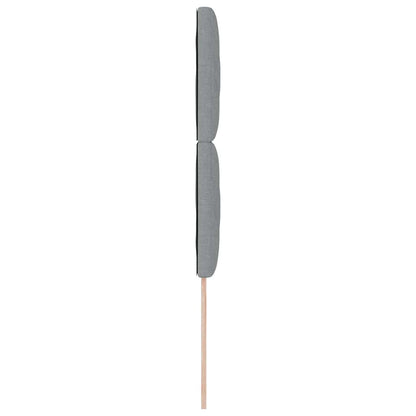 Testiera con luci a strisce a LED Grigio chiaro 100 cm Tessuto