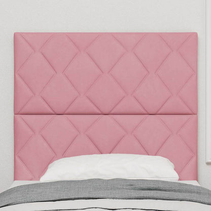 Testiera LED con luci a strisce a LED Rosa 100 cm Velluto