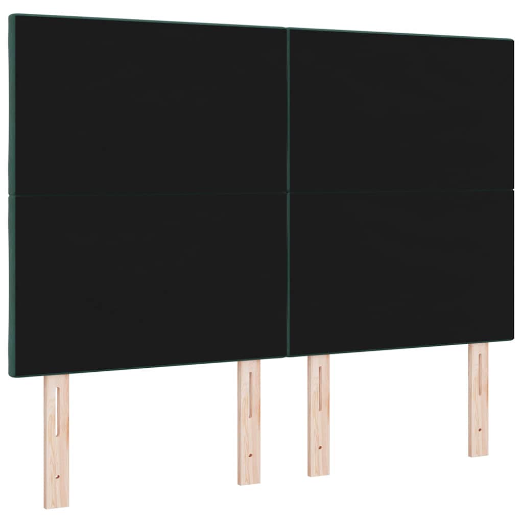 Testiera LED Verde Scuro 160 cm Velluto | homemem39