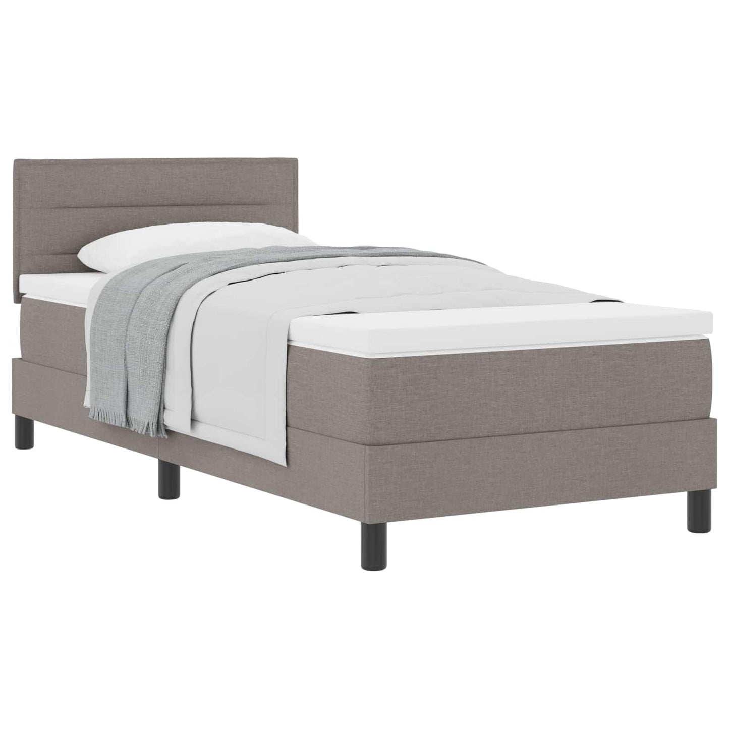 Letto a molle con testiera Talpa 80 x 200 cm Tessuto | homemem39